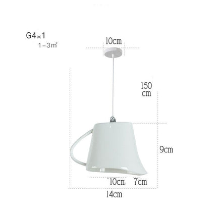 ChandelierDecor - Modern Tea Cup Teapot Crockery Ceramic Led Pendant Lights