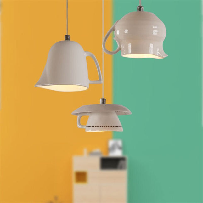 ChandelierDecor - Modern Tea Cup Teapot Crockery Ceramic Led Pendant Lights
