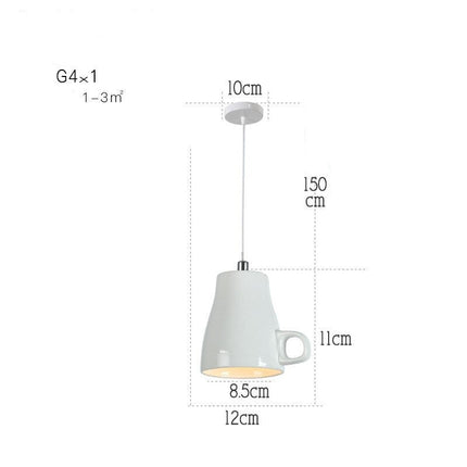 ChandelierDecor - Modern Tea Cup Teapot Crockery Ceramic Led Pendant Lights