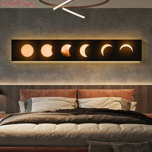 ChandelierDecor - Moon Eclipse LED Wall Lght: Stylish & Energy-Efficient Lighting