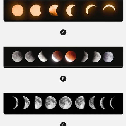 ChandelierDecor - Moon Eclipse LED Wall Lght: Stylish & Energy-Efficient Lighting