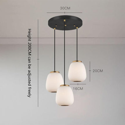 ChandelierDecor - Nordic Glass Pendant Light: Exquisite Lighting Fixture