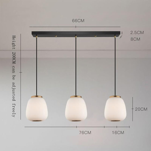 ChandelierDecor - Nordic Glass Pendant Light: Exquisite Lighting Fixture