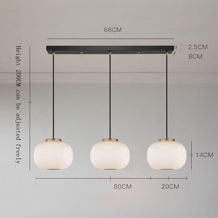ChandelierDecor - Nordic Glass Pendant Light: Exquisite Lighting Fixture