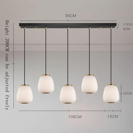 ChandelierDecor - Nordic Glass Pendant Light: Exquisite Lighting Fixture