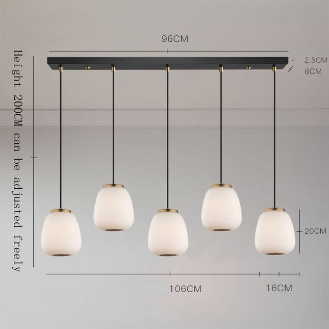 ChandelierDecor - Nordic Glass Pendant Light: Exquisite Lighting Fixture