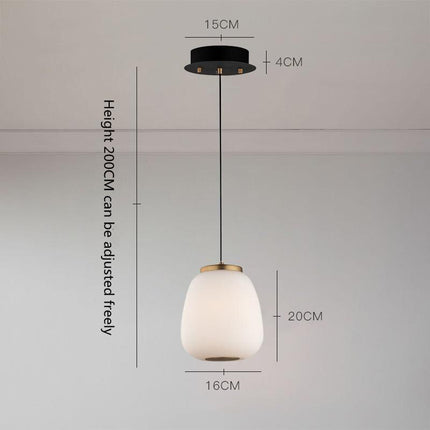 ChandelierDecor - Nordic Glass Pendant Light: Exquisite Lighting Fixture