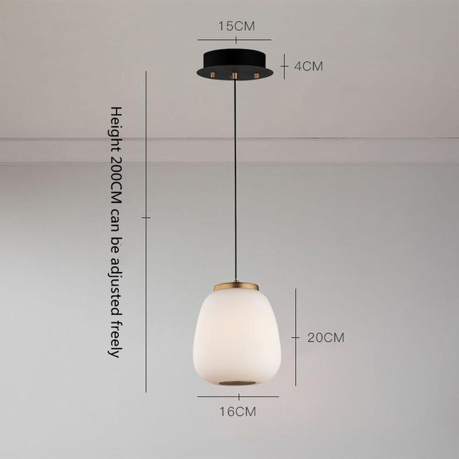 ChandelierDecor - Nordic Glass Pendant Light: Exquisite Lighting Fixture