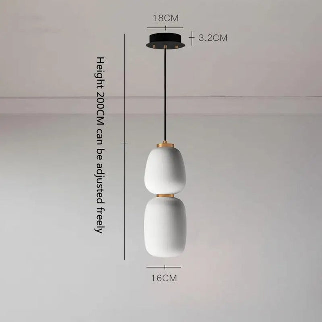 ChandelierDecor - Nordic Glass Pendant Light: Exquisite Lighting Fixture