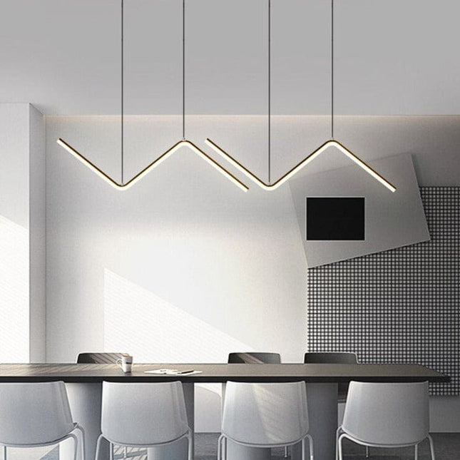 ChandelierDecor - Nordic Pendant Light Art Line LED Hanging Lamp