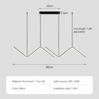 90 cm de longueur x 120 cm de hauteur / Blanc froid / Noir