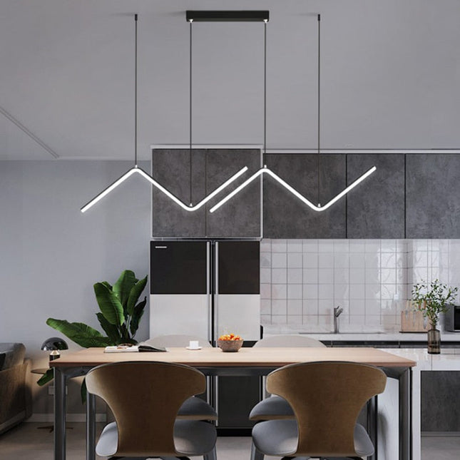 ChandelierDecor - Nordic Pendant Light Art Line LED Hanging Lamp
