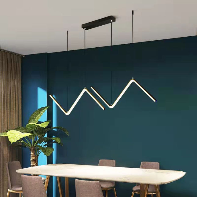 ChandelierDecor - Nordic Pendant Light Art Line LED Hanging Lamp