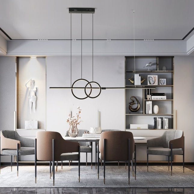 ChandelierDecor - Nordic Simple LED Chandelier for Kitchen Dining Room Hanging Lamp