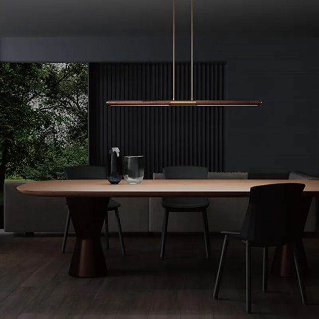 ChandelierDecor - Oak Wood Kitchen Island LED Light Bar