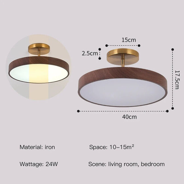 ChandelierDecor - Oak Wood Pendant Ceiling Light