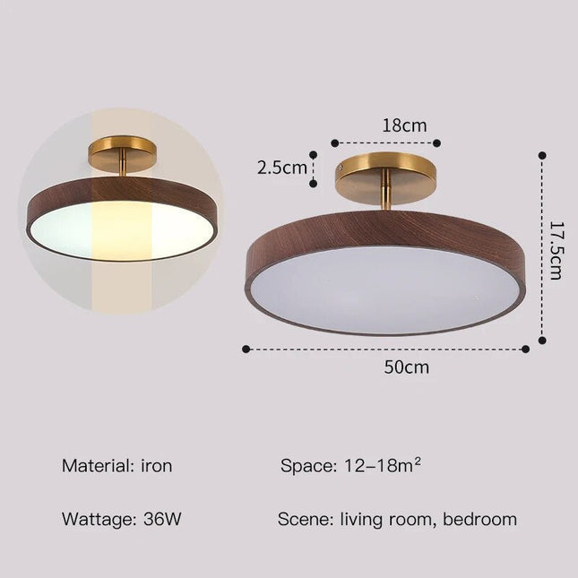 ChandelierDecor - Oak Wood Pendant Ceiling Light