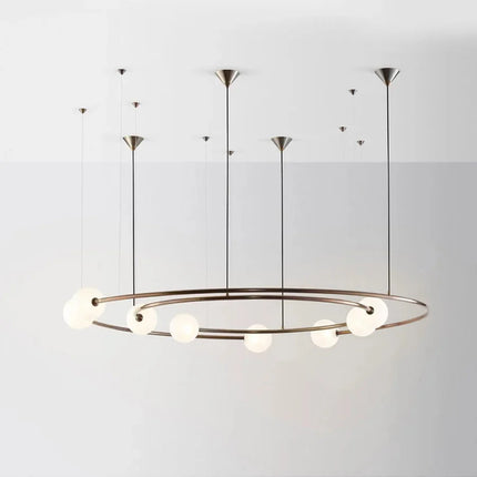 ChandelierDecor - Orbit Glass Ball LED Pendant Chandelier