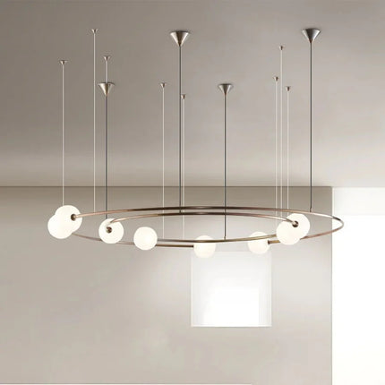 ChandelierDecor - Orbit Glass Ball LED Pendant Chandelier