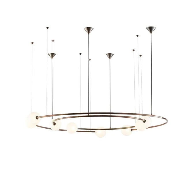 ChandelierDecor - Orbit Glass Ball LED Pendant Chandelier