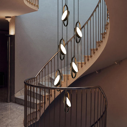 ChandelierDecor - Oval Ring Pendant Chandelier - Exquisite Lighting Fixture