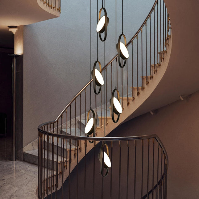 ChandelierDecor - Oval Ring Pendant Chandelier - Exquisite Lighting Fixture