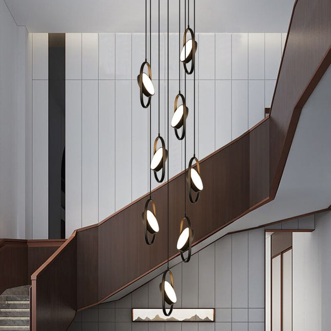 ChandelierDecor - Oval Ring Pendant Chandelier - Exquisite Lighting Fixture
