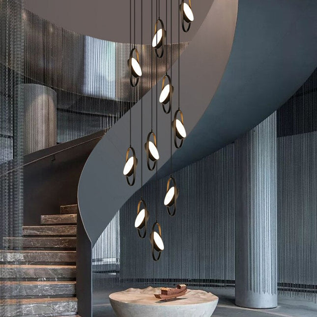 ChandelierDecor - Oval Ring Pendant Chandelier - Exquisite Lighting Fixture