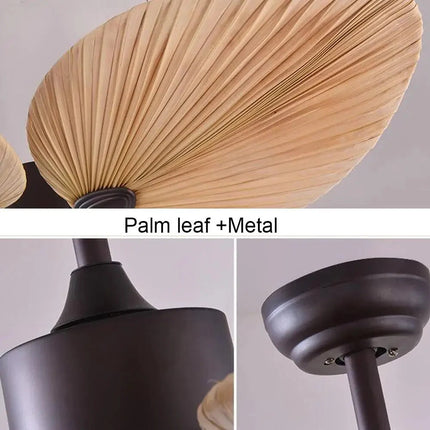 ChandelierDecor - Palm Leaves Ceiling Fan - Designer Ceiling Fan