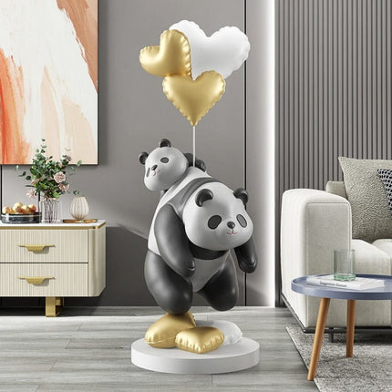 ChandelierDecor - Panda Statue: A Majestic and Adorable Home Décor