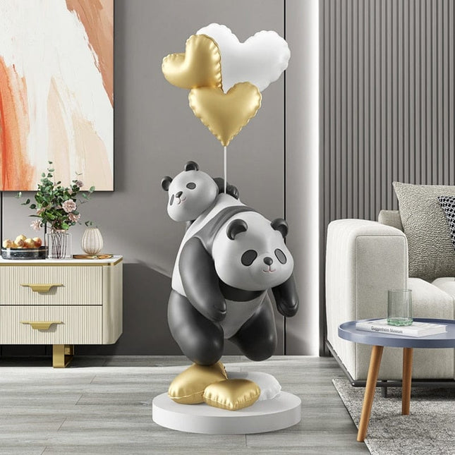 ChandelierDecor - Panda Statue: A Majestic and Adorable Home Décor