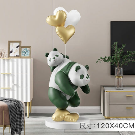 ChandelierDecor - Panda Statue: A Majestic and Adorable Home Décor