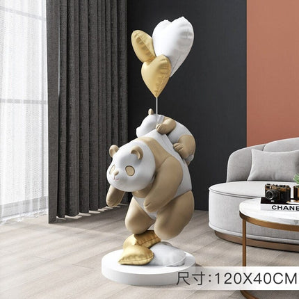 ChandelierDecor - Panda Statue: A Majestic and Adorable Home Décor