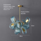 Longueur 68 cm Hauteur 32 cm - 12 têtes / Lumière chaude