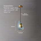 Longueur 13,5 cm Hauteur 23 cm - 1 tête / Lumière chaude