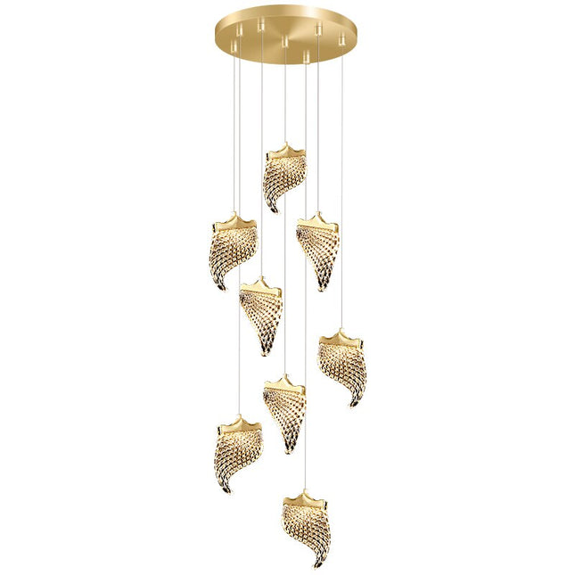 ChandelierDecor - Petals Crystal Staircase Chandelier – Illuminate Your Space