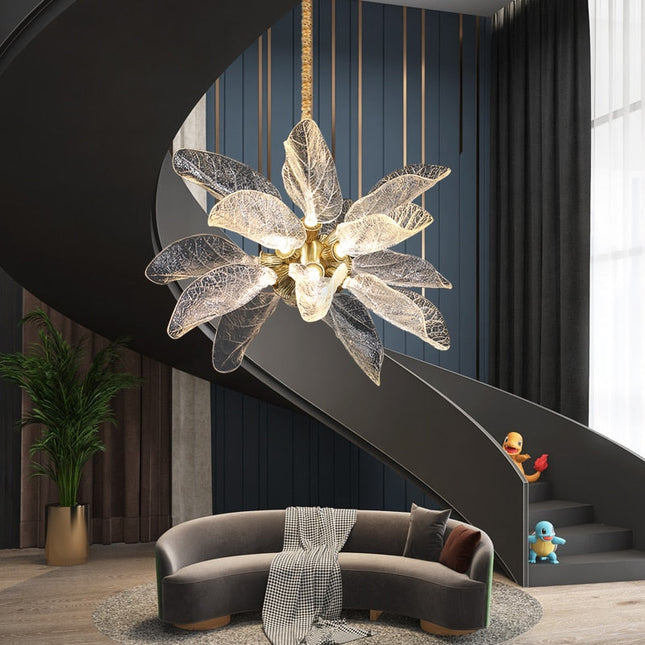ChandelierDecor - Petals Nest Crystal Chandelier: Stunning Home Lighting