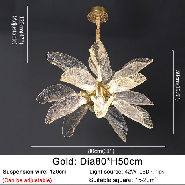 ChandelierDecor - Petals Nest Crystal Chandelier: Stunning Home Lighting