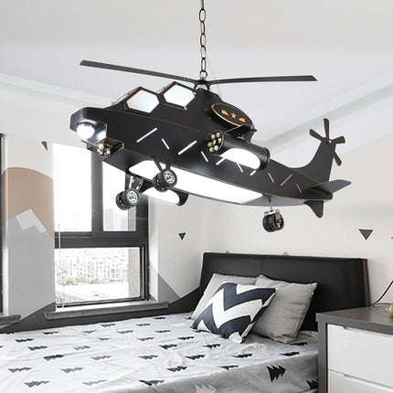 ChandelierDecor - Plane Helicopter Pendant Light - Unique Aircraft Design