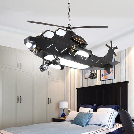 ChandelierDecor - Plane Helicopter Pendant Light - Unique Aircraft Design
