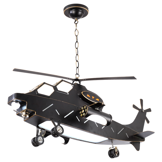ChandelierDecor - Plane Helicopter Pendant Light - Unique Aircraft Design