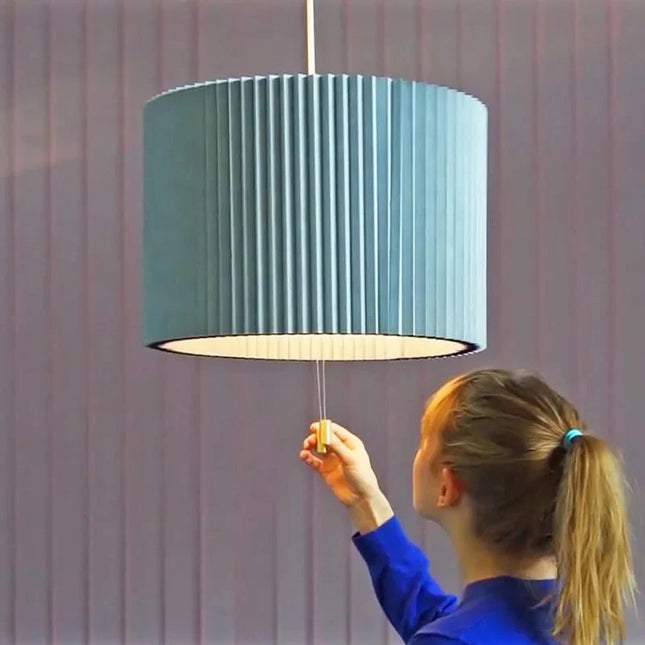 ChandelierDecor - Pleated Fabric Pendant Umbrella Hanging Light