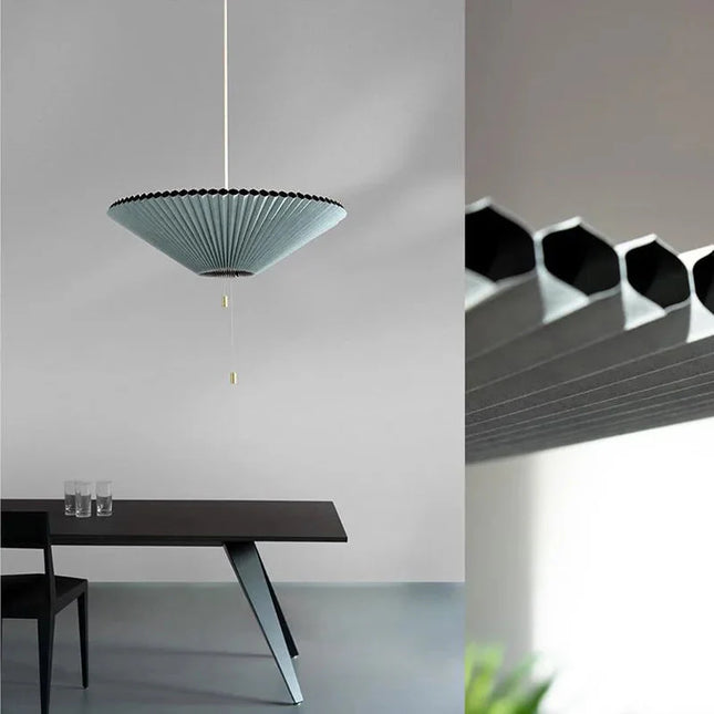 ChandelierDecor - Pleated Fabric Pendant Umbrella Hanging Light