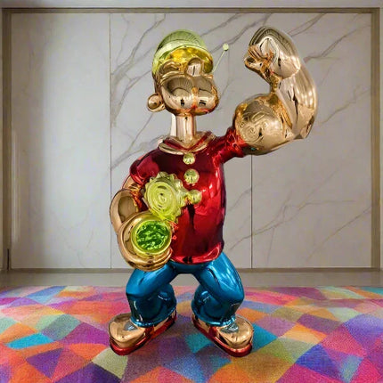 ChandelierDecor - Popoye The Sailor Man Fiber Glass Statue 5ft