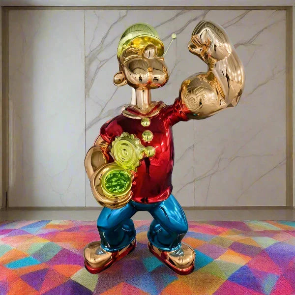 ChandelierDecor - Popoye The Sailor Man Fiber Glass Statue 5ft