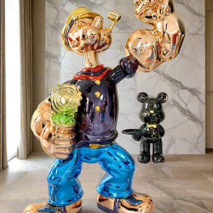 ChandelierDecor - Popoye The Sailor Man Fiber Glass Statue 5ft