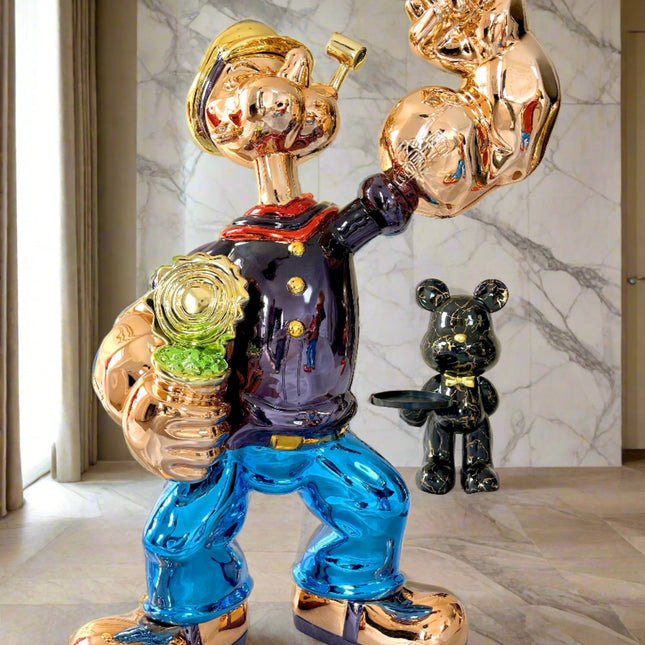 ChandelierDecor - Popoye The Sailor Man Fiber Glass Statue 5ft