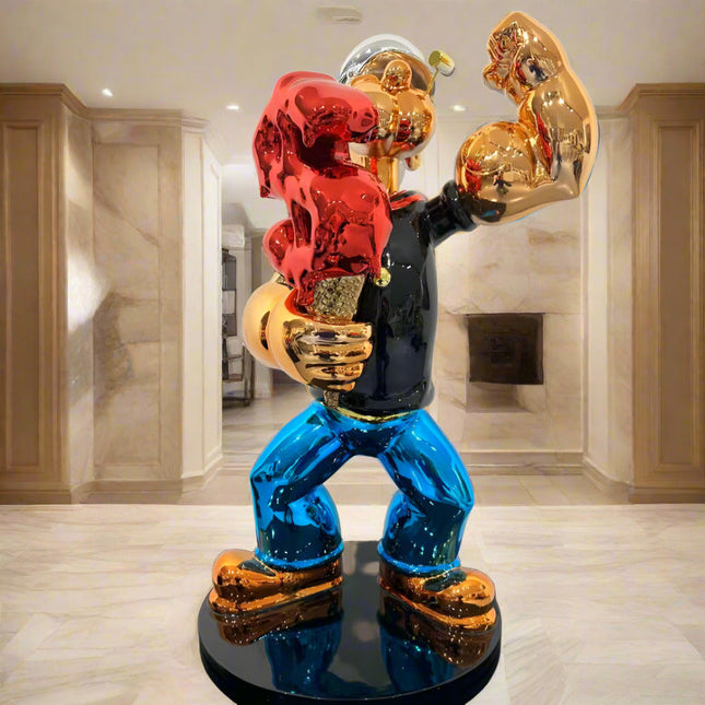 ChandelierDecor - Popoye The Sailor Man Fiber Glass Statue 5ft