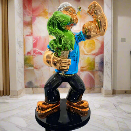 ChandelierDecor - Popoye The Sailor Man Fiber Glass Statue 5ft