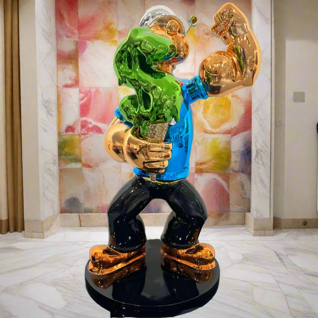 ChandelierDecor - Popoye The Sailor Man Fiber Glass Statue 5ft